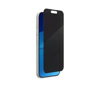 ZAGG InvisibleShield Glass Privacy 360 - Protector de pantalla para iPhone 16/15, filtro de privacidad de 4 vías, 5 veces más fuerte con bordes reforzados, superficie resistente a arañazos y manchas