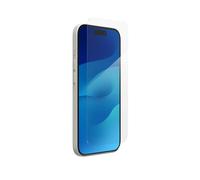 ZAGG InvisibleShield Glass+ - Protector de pantalla para iPhone 15, 3 veces más fuerte con bordes reforzados, superficie resistente a arañazos y manchas, fácil de instalar