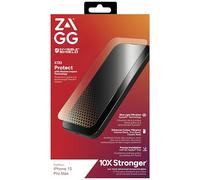 ZAGG InvisibleShield Glass XTR3 - Protector de pantalla para iPhone 15 Pro Max, filtración de luz azul, 10 veces más fuerte, superficie resistente a arañazos y manchas, protección de borde a borde