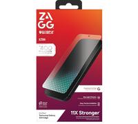 ZAGG InvisibleShield Glass XTR4 - Protector de pantalla de vidrio templado para Samsung Galaxy S25 Edge (6,7 pulgadas), filtro de luz azul, fácil aplicación, reforzado con grafeno, resistente a los