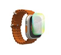 ZAGG InvisibleShield Ultra ECO para Apple Watch Ultra: cara de 49 mm, respetuosa con el medio ambiente, fabricada con materiales a base de plantas, protección contra impactos de borde a borde