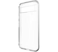 ZAGG Luxe - Funda para Google Pixel 8a, ultrafina, protección a prueba de caídas, material 100% reciclado, lista para carga inalámbrica, transparente