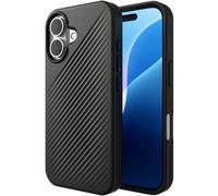 ZAGG Luxe Snap - Funda para iPhone 16 (6,1", Compatible con MagSafe, diseño Delgado y cómodo, Resistente a los Golpes, Color Negro)