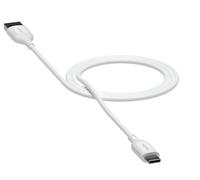 ZAGG mophie Essentials - Cable de carga rápida USB-C a USB-A y transferencia de datos, PVC, larga duración, resistente, 15 W, 1 m, color blanco