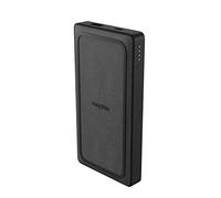ZAGG mophie Powerstation Wireless XL PD Power Bank 10K (10.000 mAh), Entrada y Salida USB-C, 3 Salidas, habilitado para QI, Carga inalámbrica rápida, Color Negro