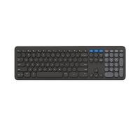 ZAGG Pro Keyboard - Teclado inalámbrico de 17 pulgadas, multiemparejamiento, tamaño completo, carga a través de USB Type-C e inalámbrico con Qi, batería de larga duración, para Windows, MacOS, iOS,