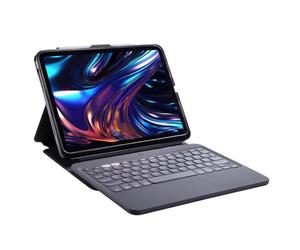 ZAGG Pro Keys 2, iPad teclado y funda para iPad Pro (M4) de 11 pulgadas, ligera, funda tipo folio, extraíble, batería de larga duración, soporte para bolígrafo, teclas iluminadas (alemán)
