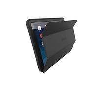 ZAGG Rugged Messenger - Funda Protectora para iPad de 10.2 Pulgadas, construcción Resistente, Protector de Pantalla a presión, Soporte Integrado, Correa de Mano eléctrica, Color Negro