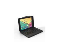 ZAGG Rugged Pro Connect - Combo de Teclado y Funda para Apple iPad de 10.2 Pulgadas, Resistente al Agua, con Teclas entrelazadas, Color Negro