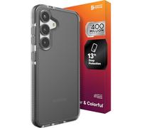 ZAGG Santa Cruz - Funda delgada para Samsung Galaxy S25, protección contra caídas de 13 pies, compatible con carga inalámbrica, resistencia al grafeno, 70% material reciclado, antiarañazos, agarre