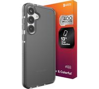 ZAGG Santa Cruz - Funda delgada para Samsung Galaxy S25+, protección contra caídas de 13 pies, compatible con carga inalámbrica, resistencia al grafeno, 70% material reciclado, antiarañazos, agarre