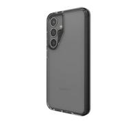 ZAGG Santa Cruz - Funda para Samsung Galaxy S24, ultrafina, transparente con detalles de color, reforzada con grafeno, resistente a caídas, color negro