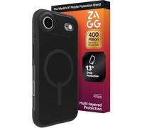 ZAGG Sedona Snap - Funda para iPhone Air, color negro inundación, protección contra caídas (4 m), protección multicapa reforzada con grafeno, funda MagSafe con parachoques que absorben impactos