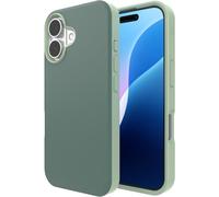 ZAGG SoHo Snap - Funda para iPhone 16, compatible con MagSafe, protección contra caídas de 10 pies, con infusión de grafeno, carga inalámbrica, ecológica, diseño de dos tonos, verde
