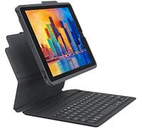 ZAGG Teclado Pro Keys y Funda Desmontable Compatible con Apple iPad de 10.9 Pulgadas, retroiluminado, Duradero, Ligero, Apto para Viajes, Bluetooth, Gris/Negro, (inglés británico)