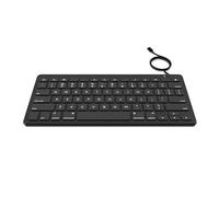 ZAGG Teclado Universal con Cable para Dispositivos Apple Lightning - iPad - Negro - Idioma nórdico