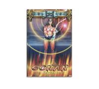 ZAHAABWS Póster de la película Conan el Bárbaro, pintura decorativa en lienzo, póster de pared e imagen artística moderna para decoración de dormitorio familiar, 20 x 30 cm