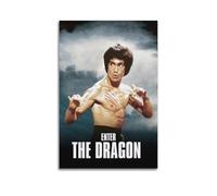 ZAHAABWS Póster de la película Enter The Dragon, pintura decorativa en lienzo, póster de pared e imagen artística moderna para decoración de dormitorio familiar, pósteres de 20 x 30 pulgadas (50 x 75