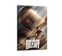 ZAHAABWS Póster decorativo de la película The Iron Giant para pared e impresión artística moderna para dormitorio familiar, 60 x 90 cm