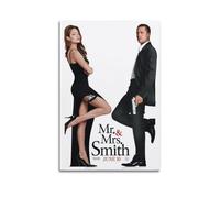 ZAHAABWS Póster decorativo de la serie de televisión Mr. And Mrs. Smith, lienzo decorativo para pared e imagen artística moderna para decoración de dormitorio familiar, 16 x 24 pulgadas (40 x 60 cm)