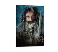ZAHAABWS Póster decorativo de película El Hobbit Un viaje inesperado de castor, póster decorativo de lienzo para pared e impresión artística moderna para decoración de dormitorio familiar, 50 x 75 cm