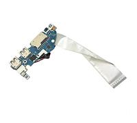 ZAHARA 5C50S24930 LSH211P Lector de Tarjetas USB con Cable Power Button para Lenovo ideapad S34014API 81NB con Pilas Lenovo ideapad S34014API 81NB