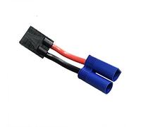 ZAHARA Adaptador de Corriente para Traxxas Hembra a EC5 IC5 12AWG: EC-5 IC-5 TRX ID ESC LiPo