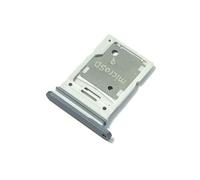 ZAHARA - Adaptador de tarjeta SIM con tarjeta SD, tarjeta Filler blanco para Samsung Galaxy Tab S10 FE+ SM-X626, color gris
