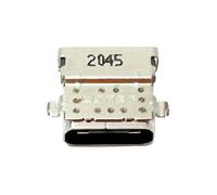 Zahara Adaptador USB a Tipo c DC Jack para HP Spectre X360 13-AW 13T-AW para DELL Insp-Iron 7440 2-in-1、Insp-Iron 7640 2-in-1 Type c Jack