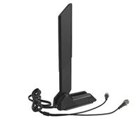 ZAHARA Antena Tri Band WiFi 6E 9dBi 2,4 GHz 5,8 GHz 6 GHz Antena WLAN con base magnética con router WLAN placa base de PC tarjeta PCI router inalámbrico Bluetooth WiFi cámara de seguridad