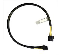 ZAHARA Cable de alimentación para GPU HP DL380 G8 y Nvidia K80 / M40 / M60 / P40 / P100 (10 Pines)