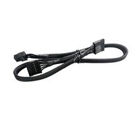 Zahara Conector de Cable de alimentación CC para EVGA Supernova 750 (6 Pines a 2 Conectores SATA)