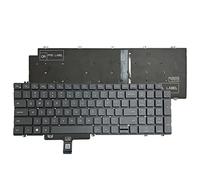 ZAHARA Keyboard Laptop retroiluminado para Dell Latitude 5520 5521 Precision 3560 3561 US Negro Keyboard Layout Laptop