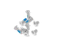 ZAHARA - Kit de tornillos para ordenador portátil, funda de base para ASUS Vivobook S14 S3407 S3407VA S3407CA (color plateado bottom case laptop screws