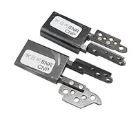 ZAHARA L&R - Juego de soporte de bisagra para pantalla LCD izquierda y derecha para Dell Latitude 7420S E7420S 7420 2 en 1 0J0D64 08FTGT J0D64 8FTGT (color: negro)