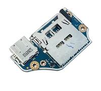 ZAHARA Lector de tarjetas SD de repuesto para portátil HP Omen 15-DH FPC54 LS-H482P L61542-001 L57338-001