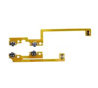 ZAHARA - Mantel de botones L/R para Nintendo New 3DS XL/LL - Cable flexible (Flex) de repuesto para consola de juegos, reparación de botones laterales, color negro