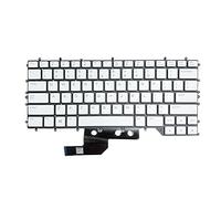 ZAHARA Reemplazo retroiluminado de teclado de EE. UU. para Dell Alienware M15 R2 R3 R4 2020 0Y00RH (blanco)