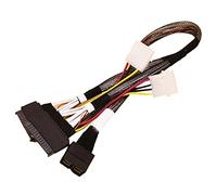 Zahara - Repuesto para cable Amphenol RHS72-0990 8X SFF-8643 SAS a 2X U.2 SFF-8639 NVMe