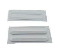 ZAHARA Rubber Foot Strips - Pie de goma para HP 15-BS 15-BW 15T-BR 250 255 256 G6 TPN-C129 TPN-C13 15-BS234WM Rubber Feet (2 gruesos+2 finales gruesos: 4,5 x 0,6 x 0,4/ins:4/ins:: 4.5* 0,6 x 0,2)