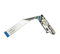 ZAHARA Tarjeta IO Jack Audio Lector Táctil SD Board con Cable para Lenovo ideapad S34015API 81NC S34015API 81QG 5C50S24929 LSH131P
