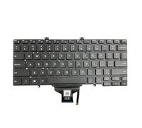 Zahara Teclado con retroiluminación US de repuesto para Dell Latitude 7400 3400 5400 7410 5401 5410 5411 RN86F 0RN86F no apto para Latitude 7400 2 en 1 (negro)
