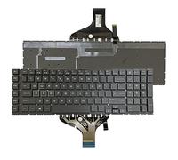 ZAHARA Teclado RGB con retroiluminación US para HP 17-CB1072NR 17-CB1080NR 17-CB1097NR 17T-CB100 17-CB1002CA 17-CB1010CA 17-CB1046NR 17-CB1055CL 17-CB1060NR 17-CB11 070NR NSK-XP2BQ 9Z.NF3BQ.201