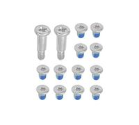 ZAHARA Tornillo de placa base de portátil para Dell xps 7590 9550 9560 9570 Precision 5510 5520 5530 5540 tornillos para portátil (14 unidades)