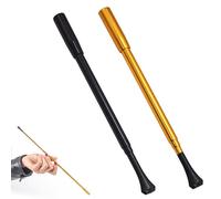 ZAHD 2 PCS Boquilla Cigarrillo Extensible Reutilizable De Cigarrillos Desmontables Porta Cigarros Extensible Largo Metal Boquilla Cigarrillo Porta cigarrillos largo para mujer Cigarrillos (Negro Oro)