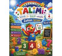 Zahlen lernen von 1 bis 10 - TALiMi Band 3: spielerisch Zahlen lernen, Zahlen erkennen und erste Schreibübungen für Kinder ab 4 Jahren schritt für ... - Lernreihe Schritt für Schritt schulfit)