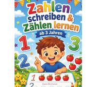 Zahlen schreiben & Zählen lernen ab 3 Jahren: 0-20 Nachspuren, Zählen üben und Schwungübungen | 80 Seiten | Vorschule und Kindergarten | Großes Format