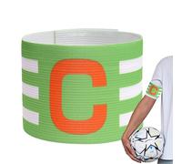 Zahoken Brazalete de capitán de fútbol,Bandas de capitán de fútbol, Brazalete de Deportivo de, Bandas Ajustables anticaída para Jugadores, brazaletes de capitanes para Accesorios de