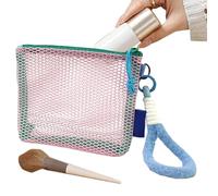 Zahoken Organizador De Maquillaje, Bolsa De Viaje para Artículos De Aseo Y Cosmética, Estuche Transparente Estético para Piscina Camping Luna De Miel SPA Tren Playa Y Vacaciones De Fin De Semana