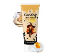 Zahoken Pintura Corporal - Tubo Grande Pintura Corporal Al Agua Para Cara Y Cuerpo,Maquillaje Lavable para Disfraces y Cosplay,Fiestas Halloween Teatro Navidad Esqueletos